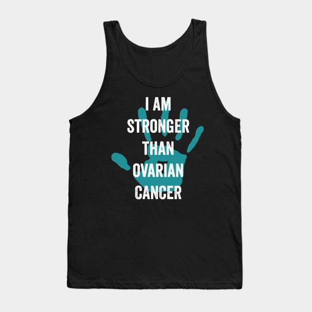 ovarian cancer fighter - teal ribbon awareness month - ovarian cancer awareness Tank Top by Merchpasha1